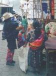 Family in traditional clothes