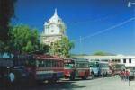 Bus stop in Sololá